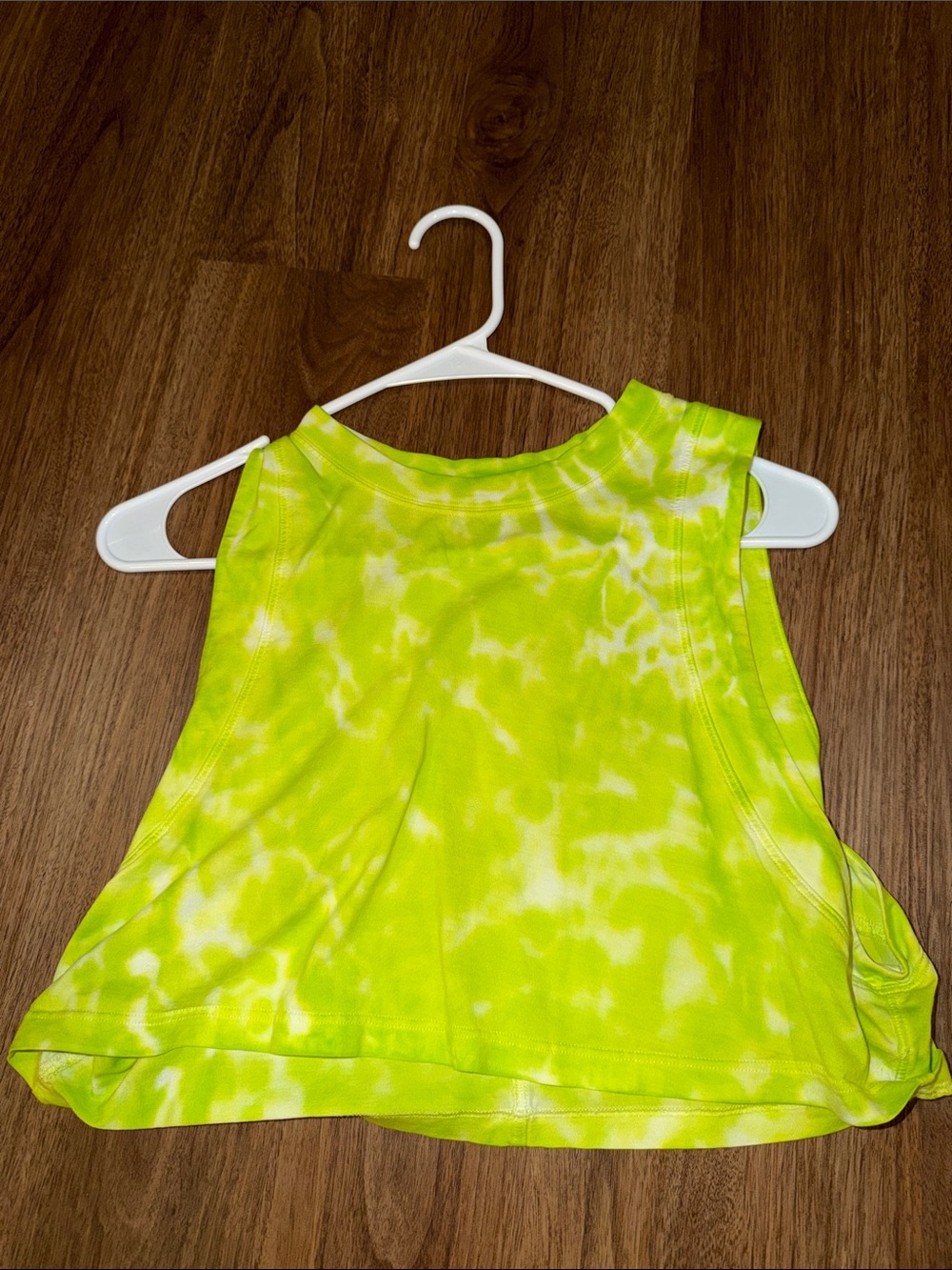 Lululemon All Yours Cropped Cotton Tank *Tie Dye Size 6